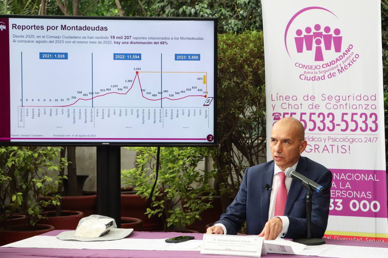 DISMINUYEN 68% REPORTES POR MONTADEUDAS